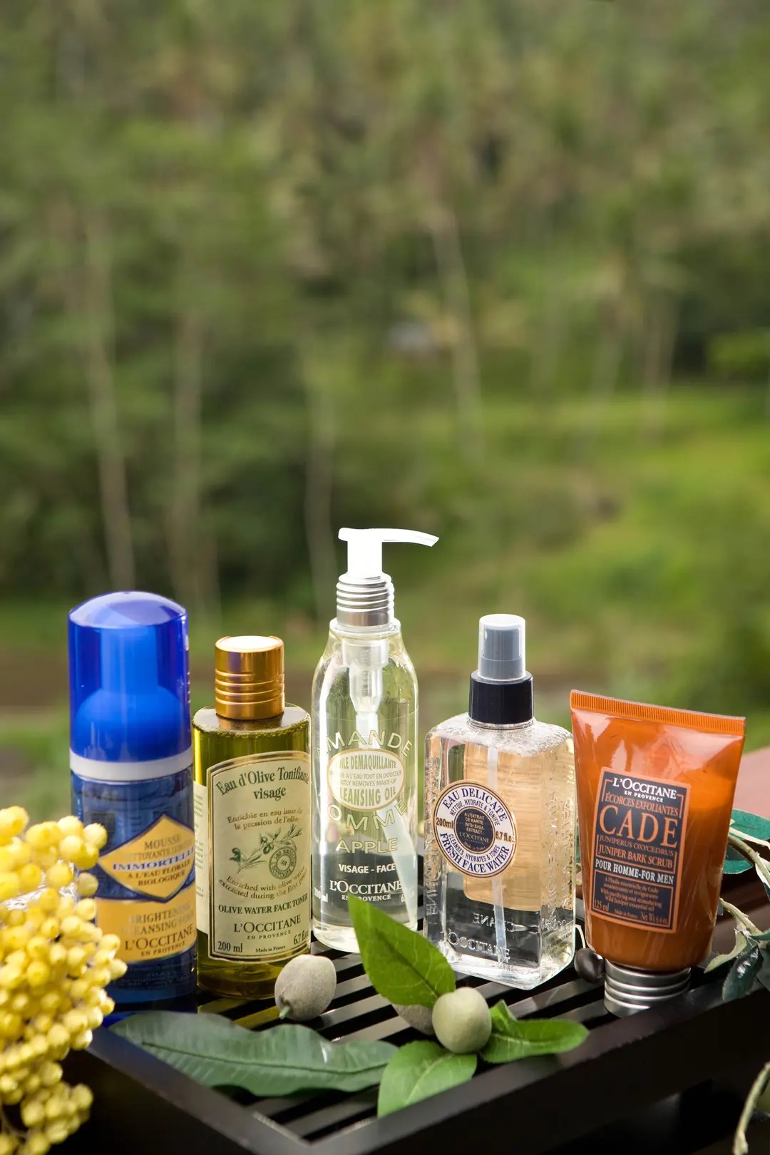Spa treatment products at Mango Tree Spa